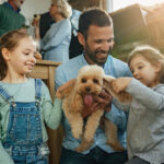 Familie mit Hund